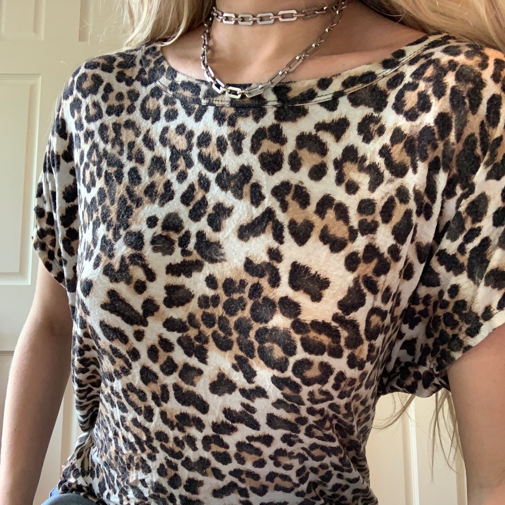 Forever 21 cheetah print top